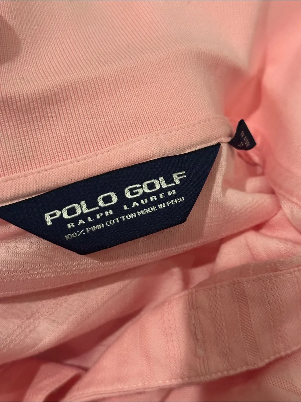 Polo Golf Ralph Lauren Shirt Mens XL Pink 100% Pima Cotton Polo Pony Rugby Mens